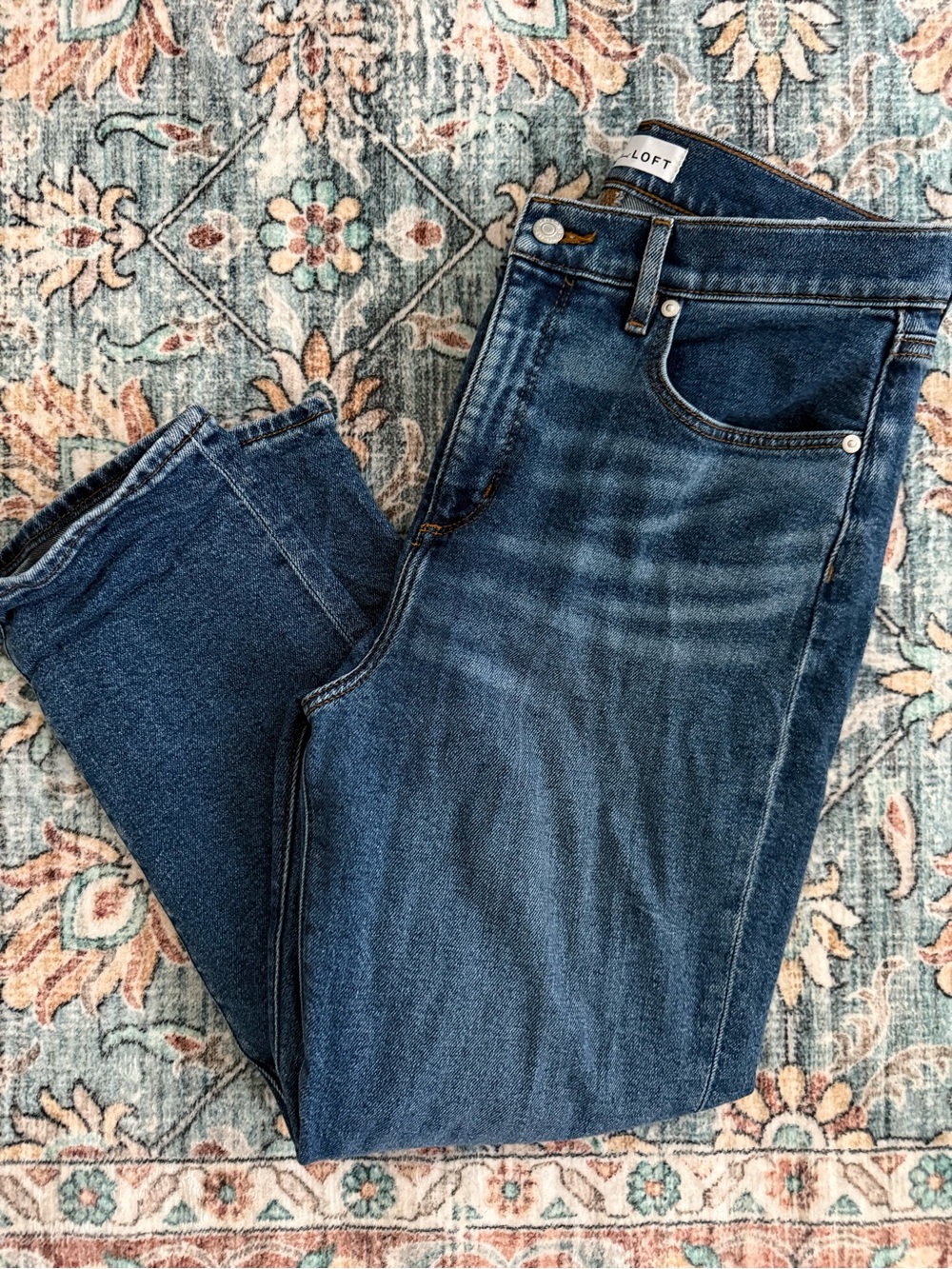 Madewell Women's Dark Blue High-Rise Jeans
